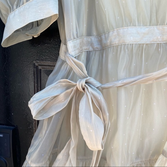 Danielle Bernstein Puff Sleeve Organza Dress - Picture 7 of 7